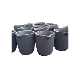 High Temperature Clay Silicon Carbide Graphite Crucible For Melting Steel