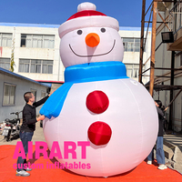 Bonhomme de neige gonflable populaire en vente, poupée de dessin animé pour la décoration de jardin de Noël