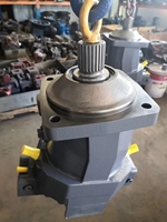 Mejor Precio ZHANPENG A6VM AA6VM Bomba de Pistones Hidráulica Estándar, Motor de Pistones Axiales de Alta Eficiencia 63W-VAB02700B, Hierro Fundido, 107 cm
