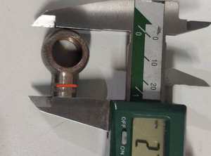 Manguera de soldadura banjo, con diámetro de 12mm y para soldar a un tubo de 6mm - Product Image 5