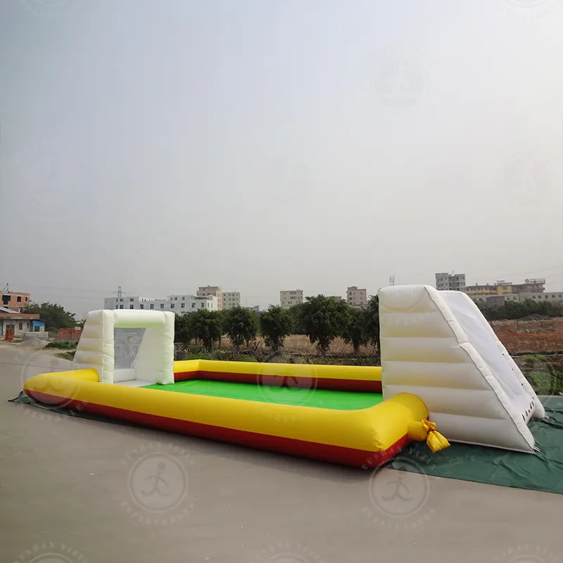Надувное футбольное поле для игры на открытом воздухе, китайские надувные поля