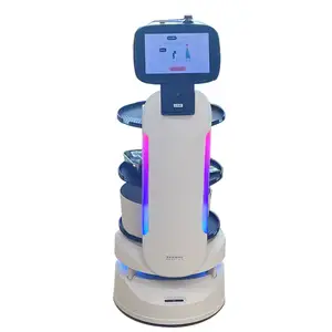 Интеллектуальный приветственный робот-прием бизнес-консультации будет говорить на нескольких языках гуманоидный сервисный робот