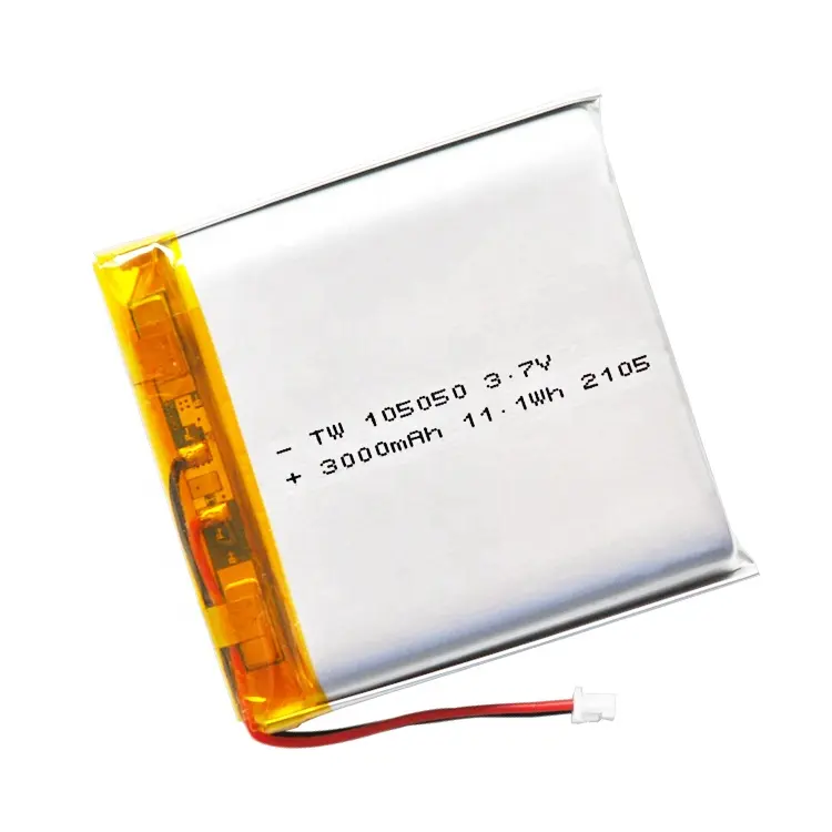 Long Cycle Life Lithium Battery 105050 3.7v 3000mah kc battery