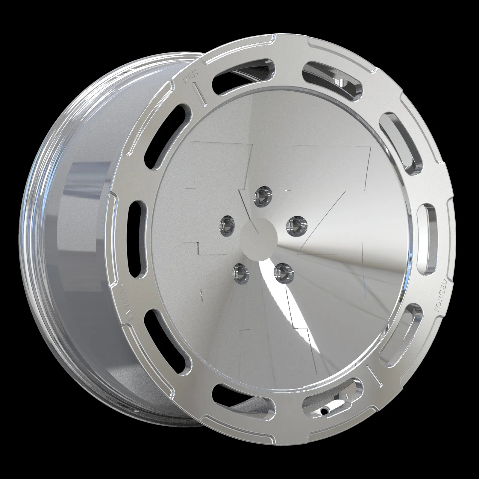 Para Tesla Model 3-Rodas Personalizadas Roda de Liga Forjada 110mm Abec 7 Rolamento Neo Chrome Roda Polido Jantes Forjadas 35mm Die