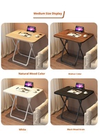 Bureau d'ordinateur pliable simple, bureau de maison ou de bureau avec pieds en forme de X, table d'écriture portable pour petits espaces, salle d'étude, chambre à coucher