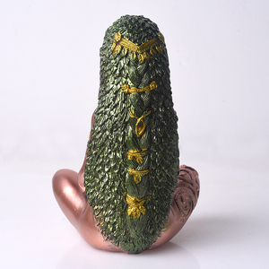 Commercio all'ingrosso spirituale di guarigione Reiki ornamenti di cristallo <span class=keywords><strong>verde</strong></span> Della Resina Madre della <span class=keywords><strong>Terra</strong></span> per la decorazione domestica - Product Image 5