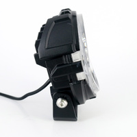 Lumière de travail LED ronde de haute qualité de 5,5 pouces, 60W, 4650LM, faisceau spot et large, 12V 24V pour voitures, camions, remorques, véhicules agricoles