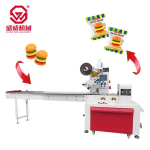 Shengwei Machinery hot selling automatic food tray film vegetable tomato pallets pillow packing machine