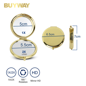 名入れロゴ入りコンパクトミラー: カスタムハンドバッグ用小型携帯式ポケットミラー (低MOQ) - Product Image 5