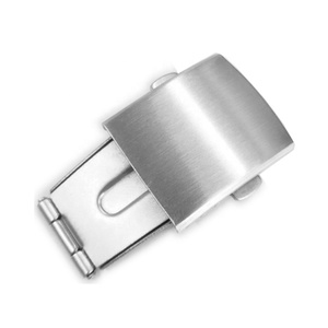 Venta al por mayor de lujo despliegue reloj cierre 10-22mm plegable de acero inoxidable reloj hebilla con doble botón para relojes <span class=keywords><strong>Casio</strong></span> - Product Image 1