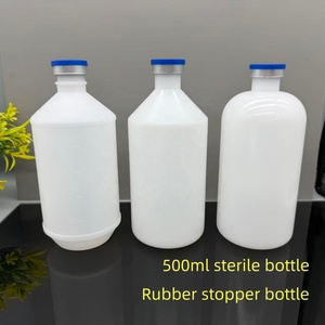 Flacon de vaccin en PE de haute qualité 500 ml, stérilisé EO, pour médicaments vétérinaires, flacon en plastique stérile pour vaccin médical - Product Image 5