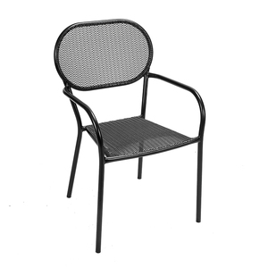 Silla de comedor de Patio negra aluminio fundido <span class=keywords><strong>2023</strong></span> gran oferta uso moderno al aire libre <span class=keywords><strong>para</strong></span> jardín playa Camping malla juego de mesa de comedor de hierro 500 - Product Image 2