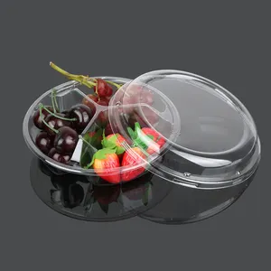 Одноразовые пластиковые тарелки и миски для супермаркетов, упаковка в блистере для фруктов