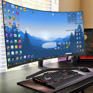Rebekah Factory OEM ODM Moniteur incurvé Écran d'affichage 4k Moniteur d'ordinateur 2k <span class=keywords><strong>144Hz</strong></span> <span class=keywords><strong>24</strong></span> 27 32 34 <span class=keywords><strong>pouces</strong></span> Moniteur LCD ultra-large - Product Image 3