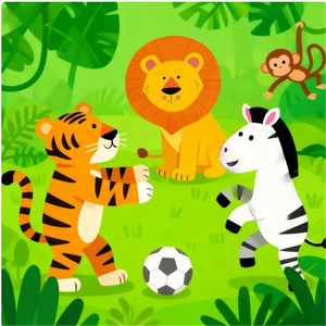 Articles de fête <span class=keywords><strong>d</strong></span>'anniversaire sur le thème du safari, assiettes en papier jetables, serviettes, gobelets, nappe, bannière HBD pour la <span class=keywords><strong>d</strong></span>écoration de fête sur le thème des animaux de la jungle - Product Image 2