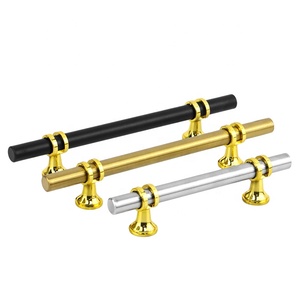 Winstar Modern Stainless Steel T-Bar Kitchen Cabinet Handle <strong>Gold</strong> <strong>Drawer</strong> <strong>Pulls</strong> and Knobs for Dresser Bedroom Bathroom Furniture - Product Image 2