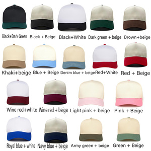 Two Tones Customized Logo 5 Panel Gorras Baseball Cap Curved Brim Wholesale <strong>Black</strong> Suede Cap Club Original <strong>Hat</strong> - Product Image 6