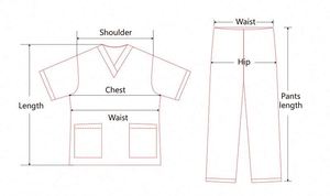 Top Quality Nurses Hospital Uniforms Durable Polyester Elastic Nurse <b>Scrubs</b> Uniform Nursing <b>Scrubs</b> <b>Sets</b> - Product Image 6