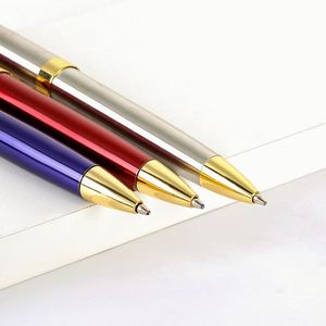 15 Top Sell Factory Direct Business Economical Christmas Gift Metal Brass Twist Ballpoint <b>Pens</b> With Customized Metal Logo - Product Image 3