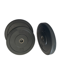 Disques de poids en caoutchouc pour usage commercial en salle de sport, pour haltères et manches d'haltères - Antidérapants, durables, options de 5 kg à 25 kg