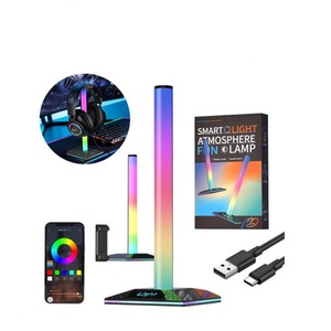 Luces de Ambiente RGBIC, Iluminación LED, Hardware para Juegos de Computadora, Carga USB, Control Táctil, Tira de Luz para Escritorio - Product Image 1