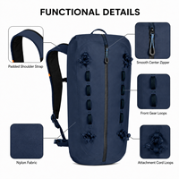 Sac à dos de camping personnalisé à chargement frontal, multi-couches, sac d'extérieur 22L, léger et confortable pour la randonnée