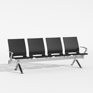 Banc d'attente multi-places pour aéroport, construction en acier, pour gare ferroviaire, hôpital, projet - Product Image 6