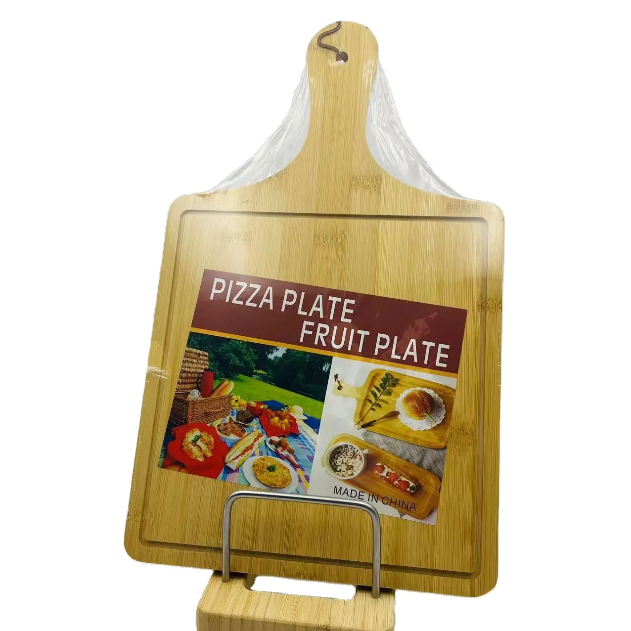 Groothandel Nieuwe Brood Fruit Groente Bakvormen Tool Pizza Serveerborden Pizza Board Met Handvat