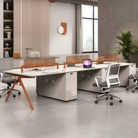 Nouveau bureau d'étude en bois pour la maison, bureau d'ordinateur avec étagère de rangement