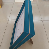 Primavera superventas negro blanco MDF profunda sombra caja marcos 3D caja marco de fotos arte marco de fotos