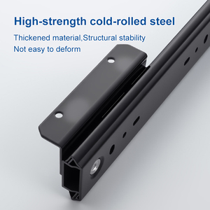 Riel Deslizante Oculto para Ventana con Rodamiento de Bolas, Riel Deslizante Telescópico de Alta Resistencia para Muebles, Uso en Gimnasios al Aire Libre, Silencioso, Azul <span class=keywords><strong>Zinc</strong></span> - Product Image 5