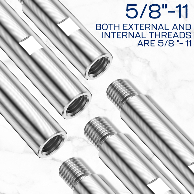 M14 Angle Grinder Extension Rod 75/100/140mm Thread Adapter Rod Polishing Pad Grinding Connection Rod Polisher Accessories