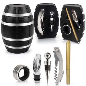 Top người bán thanh sử dụng mở chai 5pcs Thiết lập hình dạng thùng Opener Set rượu vang Phụ kiện mở chai Set - Product Image 4