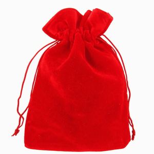 Sac cadeau personnalisé de haute qualité avec cordon de serrage, pochettes de voyage en velours imprimé recyclables pour bijoux, emballage cosmétique pour extensions de cheveux - Product Image 1