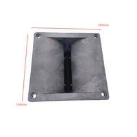 Rongxiang Haut-parleur Tweeter Haute Fréquence Professionnel Pavillon Line Array 145x144 Montage sur Panneau Plastique ABS pour Élevage d'Hirondelles