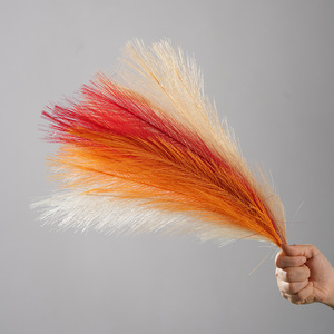 ขนนกจำลองสีเขียวหลากสีสันสำหรับตกแต่งดอกไม้ในงานแต่งงานและงานเทศกาล - Product Image 4
