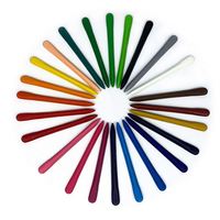 Crayon triangulaire en plastique pour enfants, effaçable, lavable, non toxique