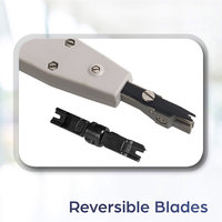 Pince à sertir RJ45 110 Type Krone pour câbles réseau, outil de poinçonnage facile pour connecteurs Keystone