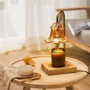Decorating Candle Holders Electric Melting Home Decor Aromatherapy Halogen Lamp Wax Candle Warmer Lamp