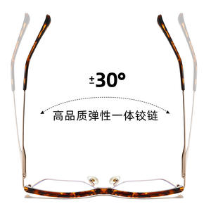 Monture de lunettes carrée en métal Tr90, protection anti-lumière bleue, unisexe, pour utilisation sur ordinateur - Product Image 1