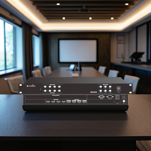 Huain 4K độ nét cao 4x4-kênh HDM I <span class=keywords><strong>video</strong></span> ma trận Hỗ trợ hồng ngoại điều khiển từ xa chuyển đổi hệ thống hội nghị <span class=keywords><strong>video</strong></span> - Product Image 2