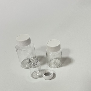 Rõ ràng trong suốt hình chữ nhật Vòng phương tiện truyền thông lưu trữ kín Capsule chai cho cá nhân bao bì chai - Product Image 6