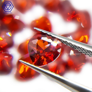 Hiếm Bán Buôn Hình Trái Tim 2*2 Mm-6 * 6Mm Trắng Đa-Màu <span class=keywords><strong>Cubic</strong></span> Zirconia Tim Cắt Tổng Hợp CZ Đá Quý <span class=keywords><strong>Zircon</strong></span> Đá Quý - Product Image 2