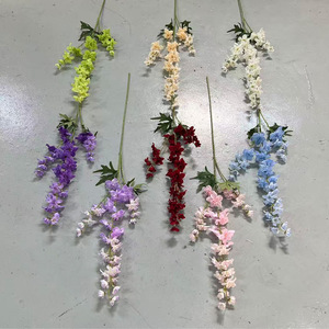 Fleurs artificielles en soie mélangée moulées par injection pour décorations de mariage et de maison - Product Image 2