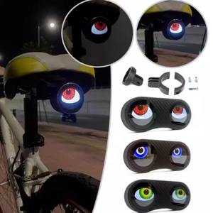 Luz Trasera LED para Motocicleta Universal, Diseño Ojos <span class=keywords><strong>de</strong></span> Diablo, Control por Aplicación, Plástico ABS - Product Image 4