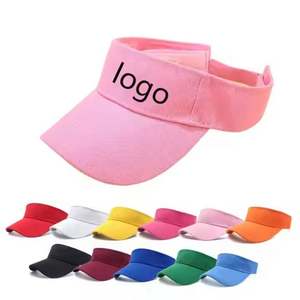 Visera Deportiva para Exteriores, Gorra de Color Sólido, Visera Lisa sin Parte Superior, Visera con Logotipo Personalizado - Product Image 1
