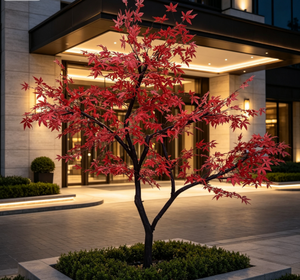 Plantes artificielles japonaises, arbres artificiels d'<span class=keywords><strong>automne</strong></span>, arbres à feuilles d'érable rouges artificiels pour l'intérieur et l'extérieur - Product Image 5