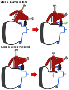 Desmontador de Neumáticos para ATV/Motocicleta/4x4/Camión/Automóvil/Cortadora de Césped - Product Image 4