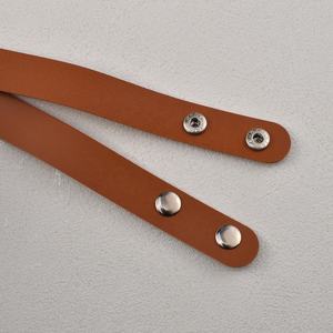 <span class=keywords><strong>Bouton</strong></span> pression argent bracelet en <span class=keywords><strong>cuir</strong></span> artificiel 2.2*48 pouces poignée de bagage pour sacs accessoires artisanaux cuisine <span class=keywords><strong>commode</strong></span> chambre - Product Image 2