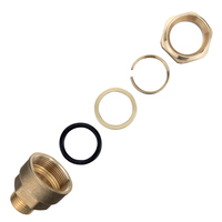 TMOK 1/2 3/4 Inch F M PE Transition Accouplement mâle droit en laiton pour tuyau en cuivre de 22mm